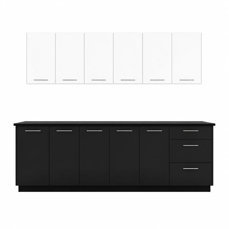 کابینت آشپزخانه زمینی_دیواری 7 در مدل ویکتوریا